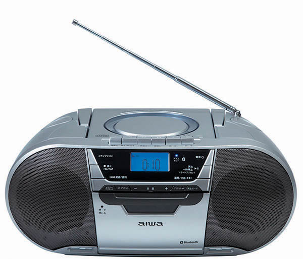 aiwa ステレオ ラジオ カセット レコーダー CS-110 - ラジオ・コンポ